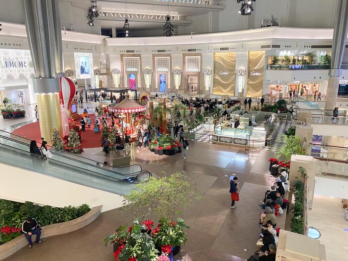 商業施設の様子