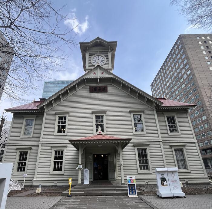 北海道　札幌　さっぽろ雪まつり　時計台