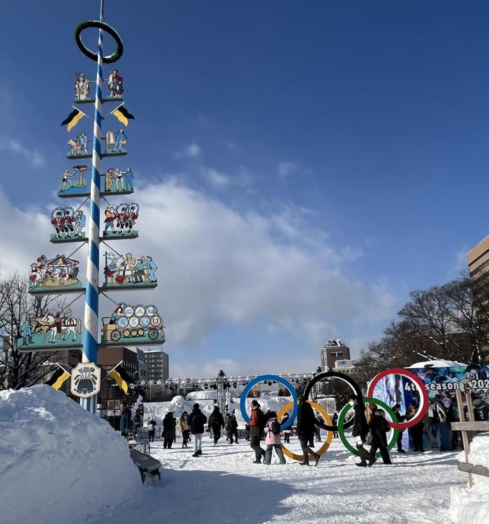 北海道　札幌　さっぽろ雪まつり　オリンピック