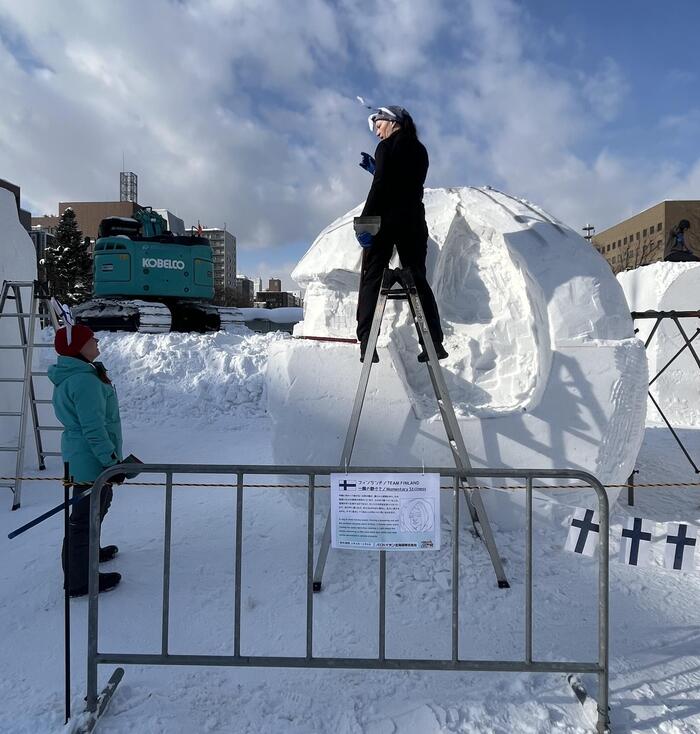 北海道　札幌　さっぽろ雪まつり　フィンランド　2026　優勝