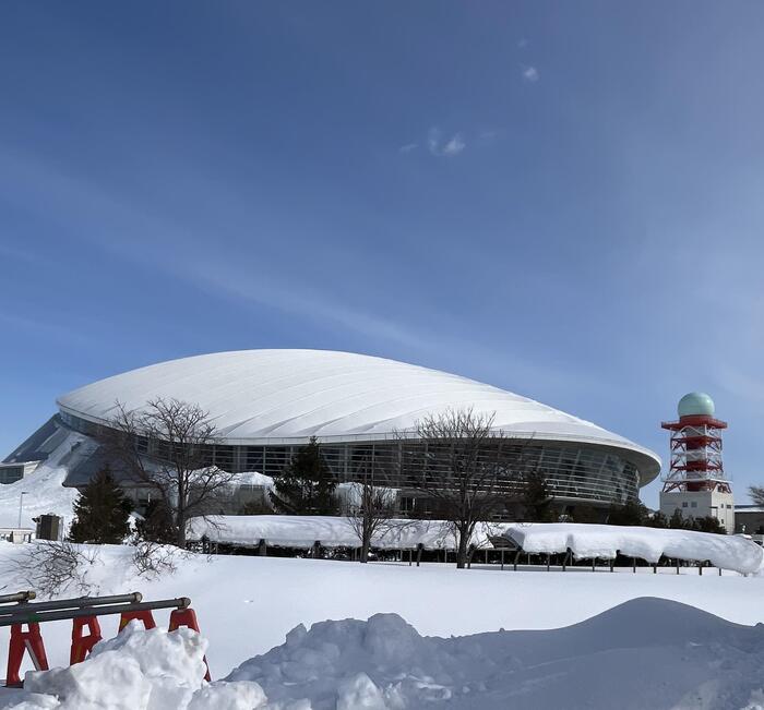 北海道　札幌　さっぽろ雪まつり　つどーむ会場