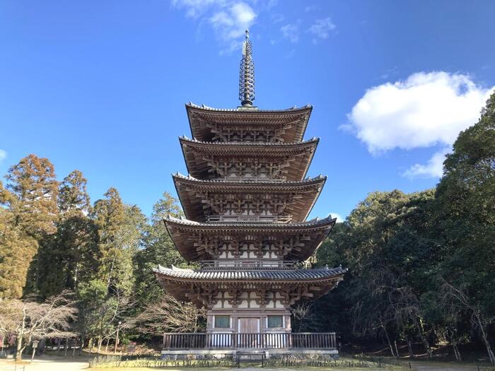 京都　世界文化遺産　醍醐寺　　五重塔