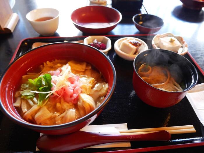 京都　世界文化遺産　醍醐寺　寿庵　ゆば丼