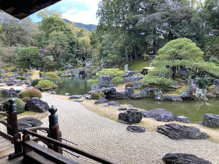 京都　世界文化遺産　醍醐寺　三宝院　庭園