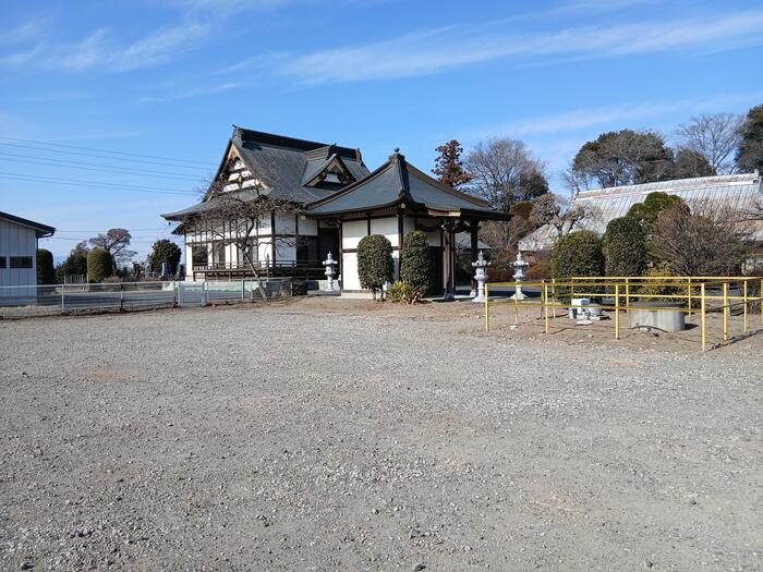 群馬県　国定忠治　養寿寺　駐車場