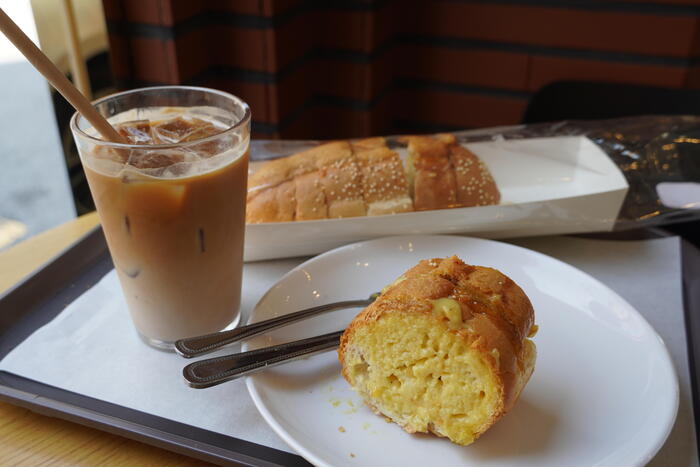 韓国　全南・木浦　街歩き　観光　モデルコース　コロンバン製菓店　パン