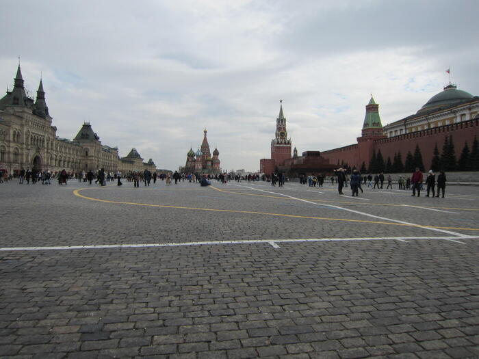 モスクワ 赤の広場 　春