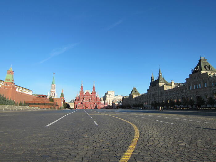 モスクワ 赤の広場 　秋
