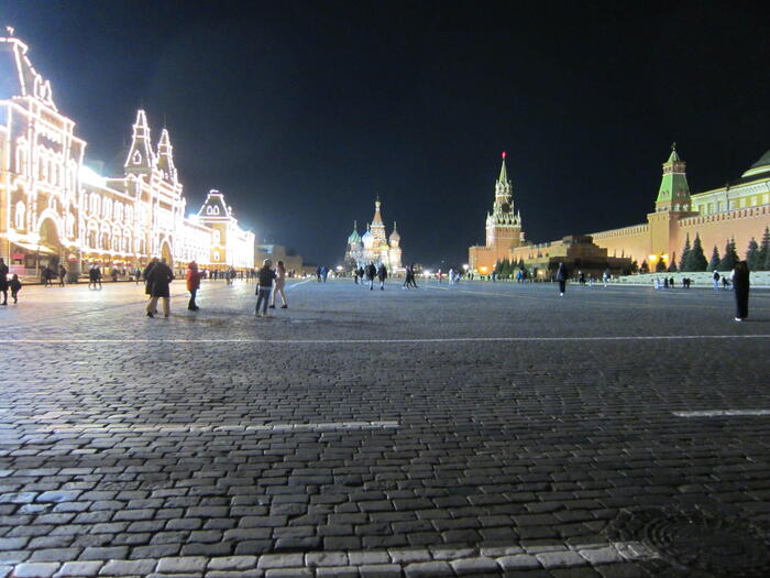 モスクワ 赤の広場 　冬
