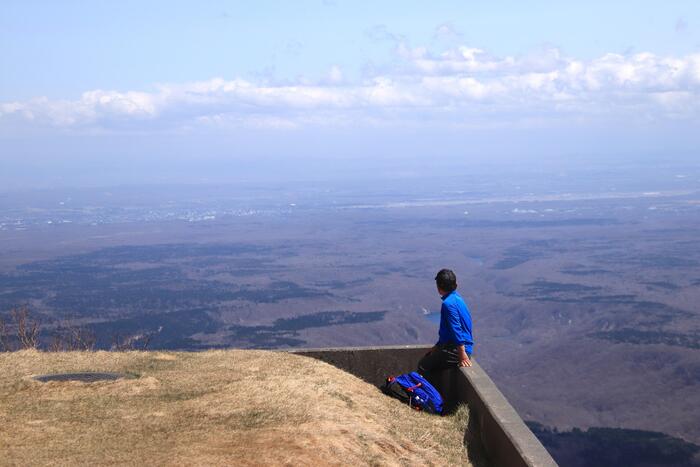 北海道　支笏湖外輪山　紋別岳　丸駒温泉旅館