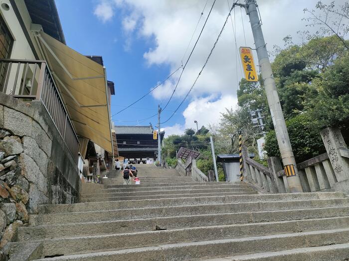 香川県　こんぴらさん　金刀毘羅宮　石段