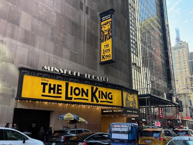 ライオンキング　ニューヨーク ブロードウェイ ミュージカル 