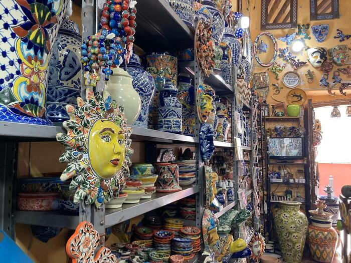 メキシコ　観光　グアナファト　死者の日　ショッピング