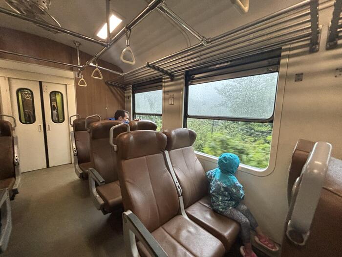 スリランカの絶景を巡る紅茶列車の旅　車内