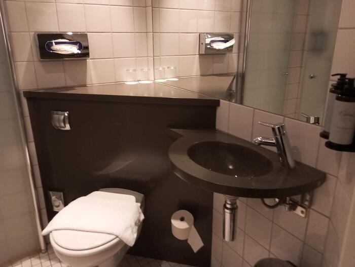 ストックホルム　1人旅　老舗ホテル　Freys Hotel　トイレ