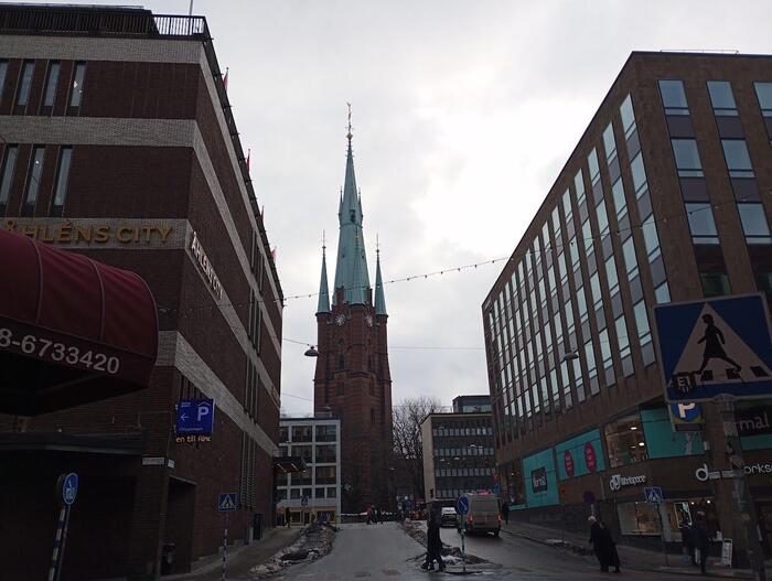 ストックホルム　1人旅　老舗ホテル　目抜き通りDrottninggatan