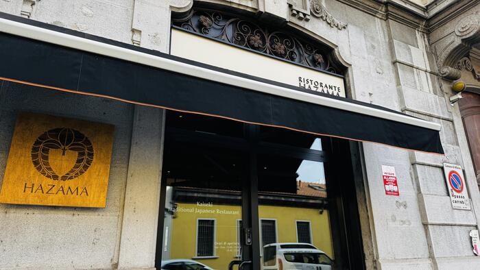 イタリア ミラノ グルメ　日本人シェフ　日本料理　HAZAMA