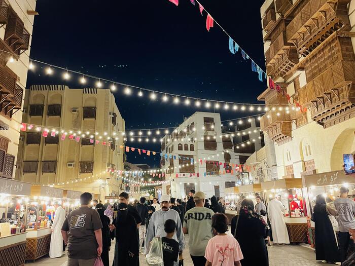 サウジアラビア　ラマダン　観光　屋台