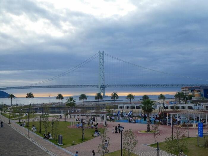 クルーズ　神戸港 コンチェルト　明石海峡大橋