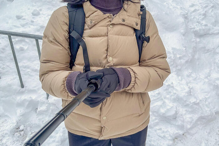 ダウンコートの服装