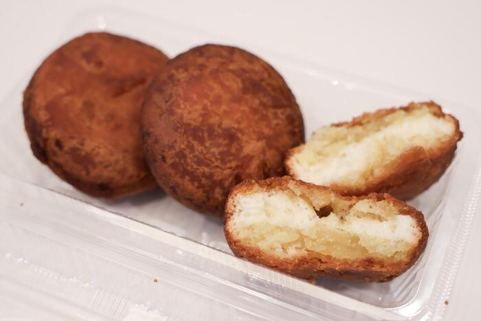 いもどうなつの断面がわかる写真