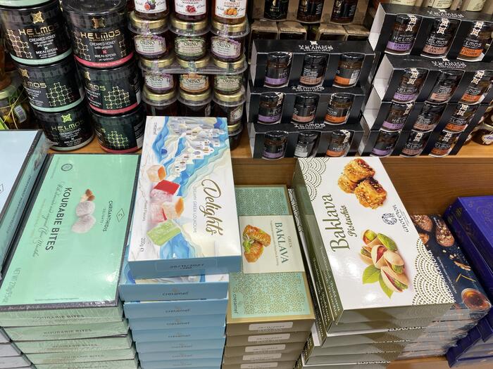 ギリシャ　観光　お土産　パステリ　お菓子