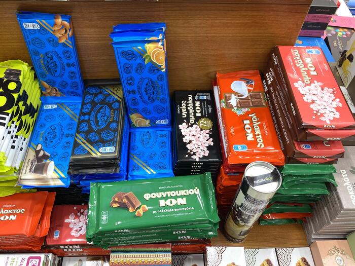 ギリシャ　観光　お土産　お菓子　チョコレート