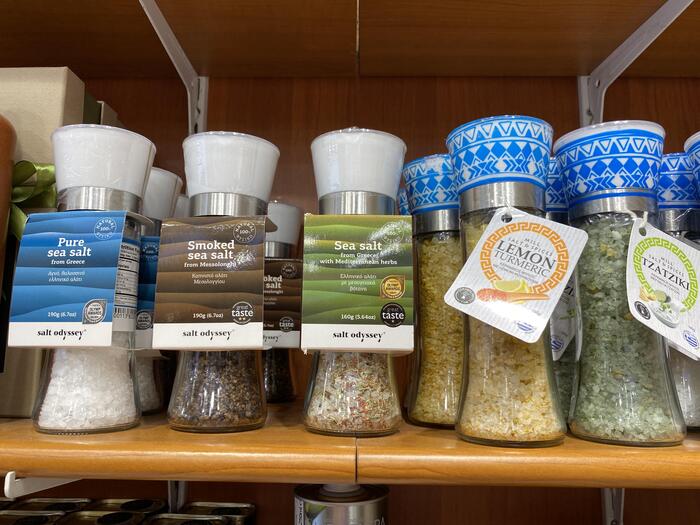 ギリシャ　観光　お土産　ギリシャ天然塩