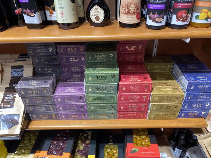 ギリシャ　観光　お土産　ギリシャ天然塩　塩の花