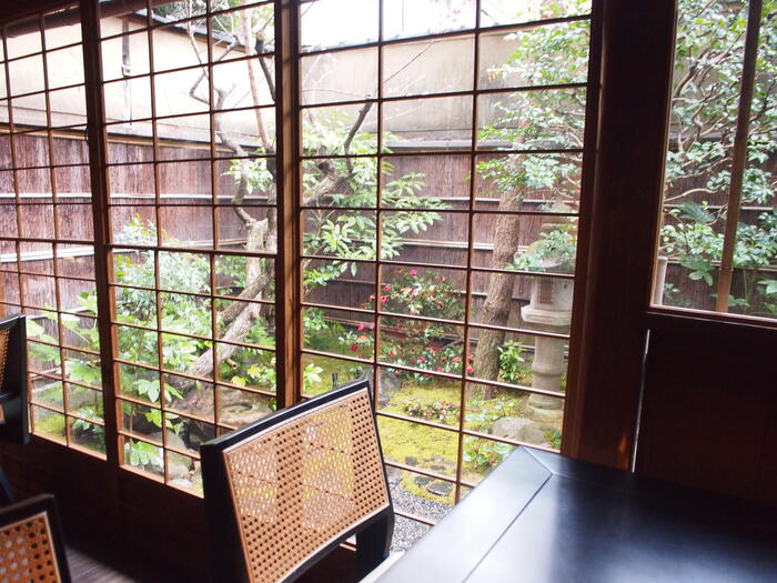 京都　観光　スイーツ　モデルコース　祇園　グルメ　絵画の料理