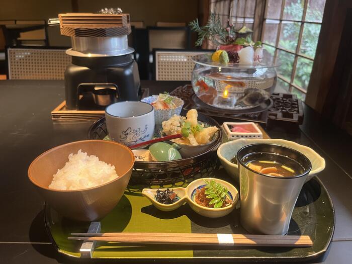 京都　観光　スイーツ　モデルコース　祇園　グルメ　絵画の料理　ランチ