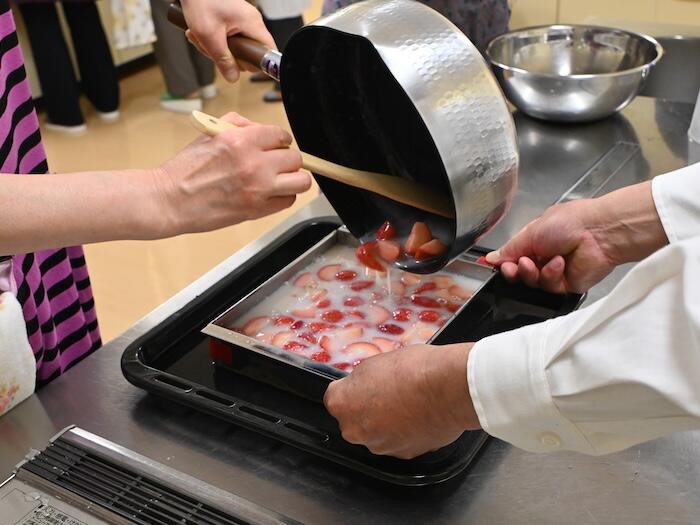 秋田県 大仙市 大曲 寒天　料理教室 ご当地グルメ　