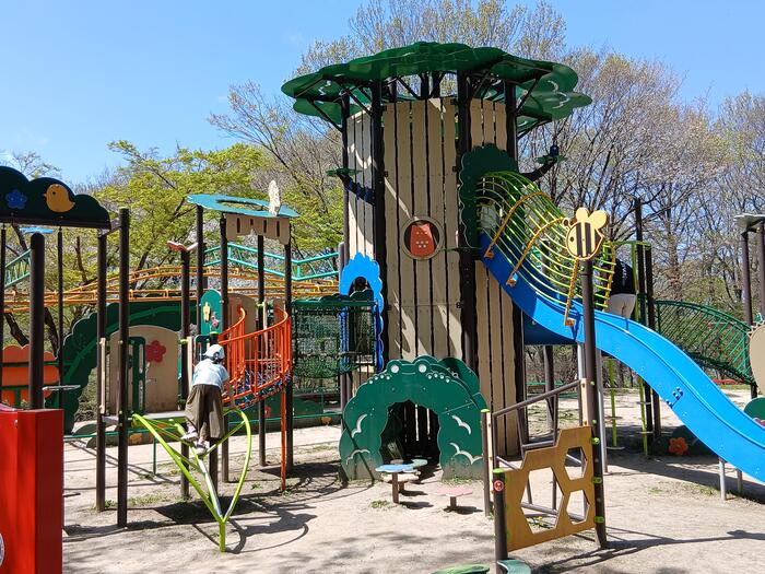赤城山 嶺公園 冒険の森 群馬県　キッズ　遊園具