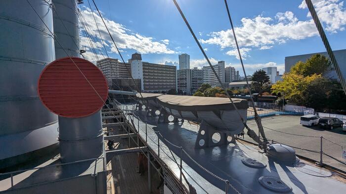 日本遺産 横須賀 観光　歴史 記念艦三笠　船内
