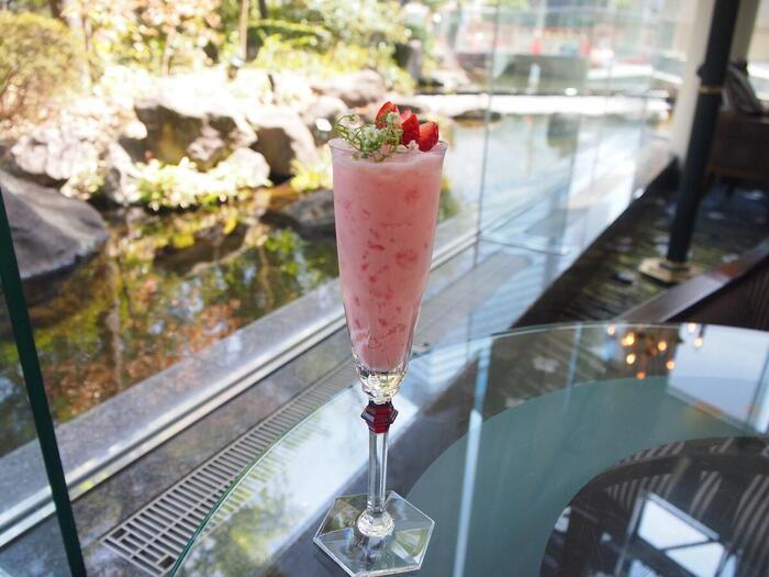 大阪　京都　観光　スイーツ　モデルコース　ウエスティン大阪　あまりん　ドリンク