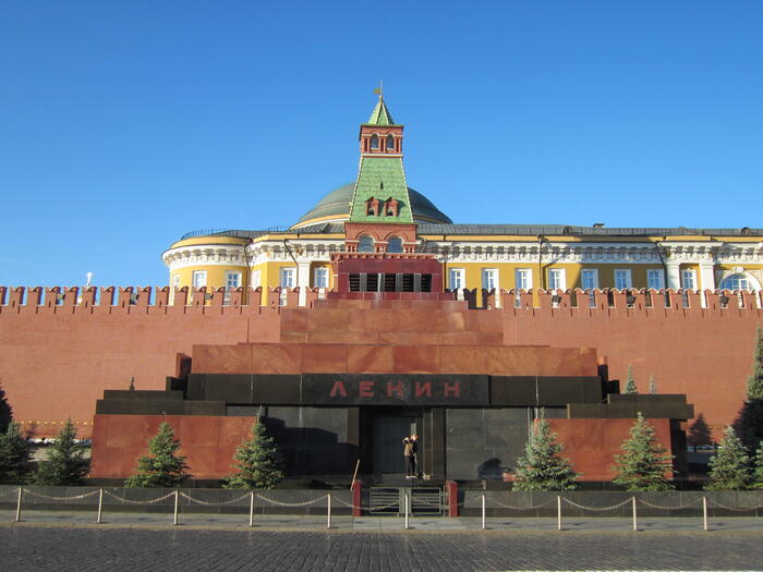 ロシア　モスクワ　赤の広場　観光　レーニン廊