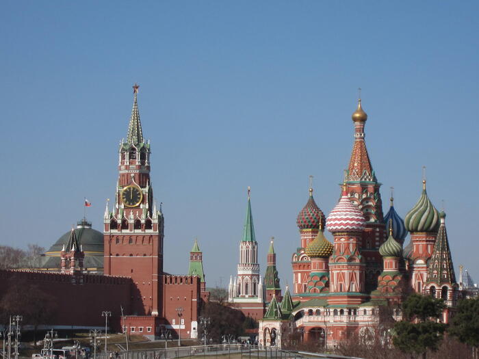 ロシア　モスクワ　赤の広場　観光　聖ワシリイ大聖堂