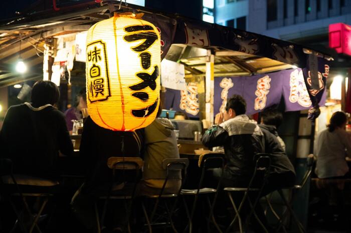 屋台のラーメン屋