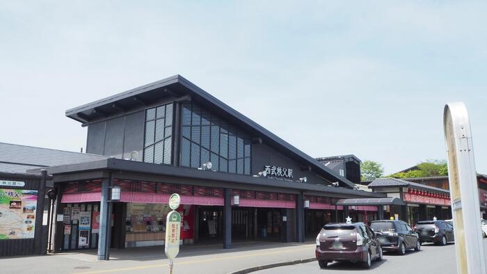 西部秩父駅前