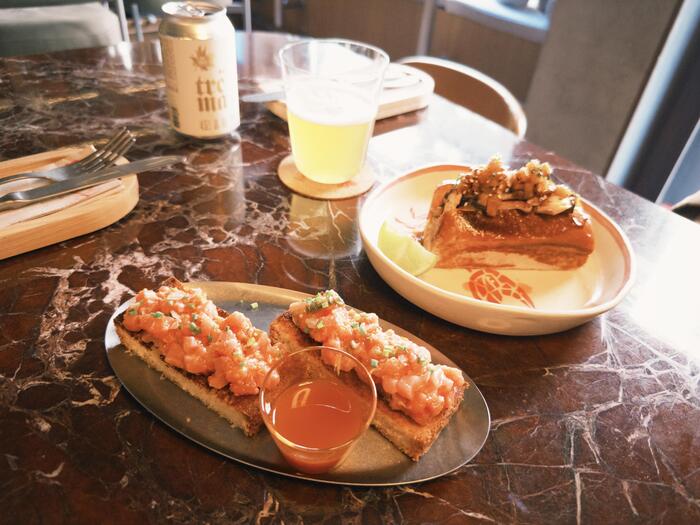 マグロタルタルのブリオッシュ