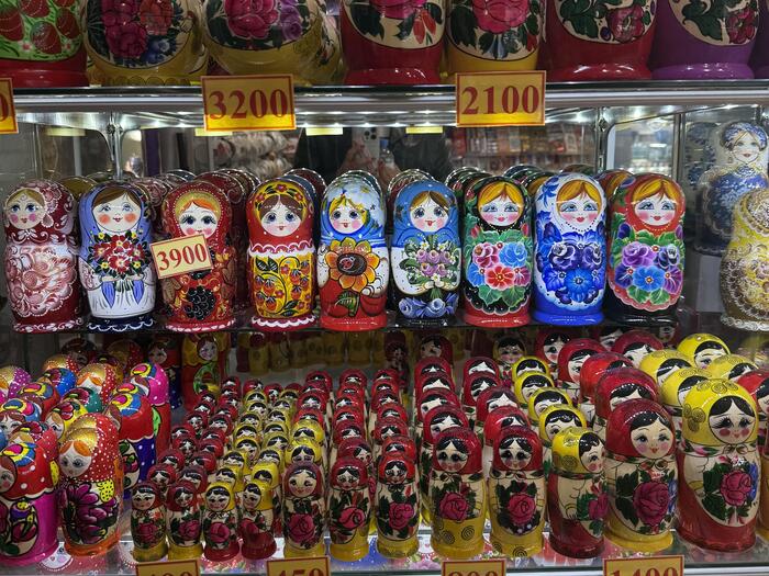 モスクワ　マトリョーシカ　土産　ロシア　観光