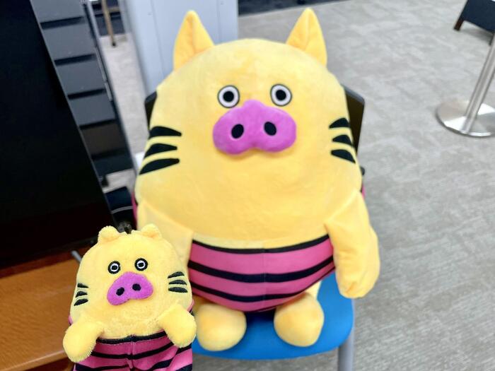 大きなトラピッグと小さなトラピッグ