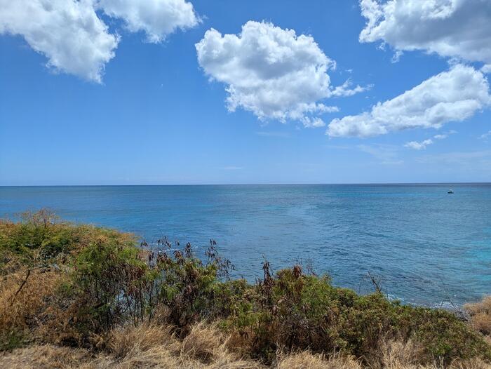 ハワイ　鉄道旅行　オアフ島　ハワイアンレイルウェイ　海