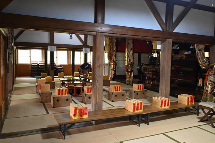 秋田　大仙市　常泉寺　大般若修行　堂内