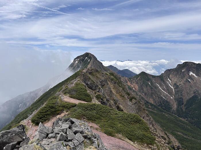 長野県　初夏 日帰り 信州 絶景　登山　ハイキング　八ヶ岳　横岳　三叉峰