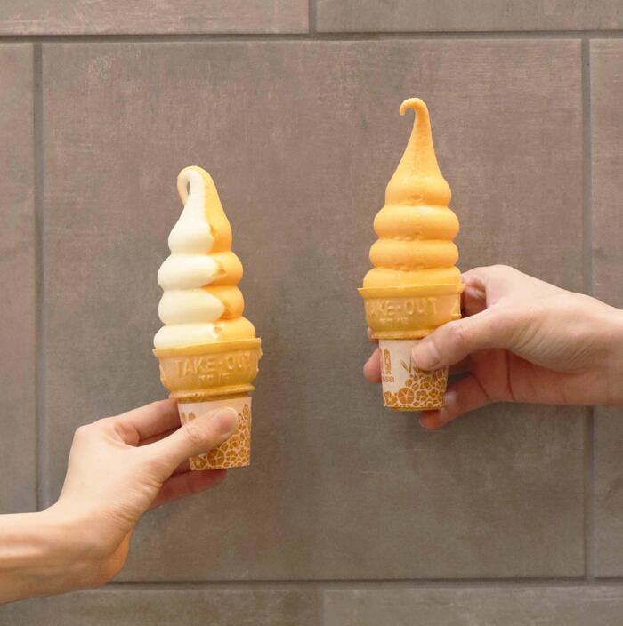 みかんソフトクリーム