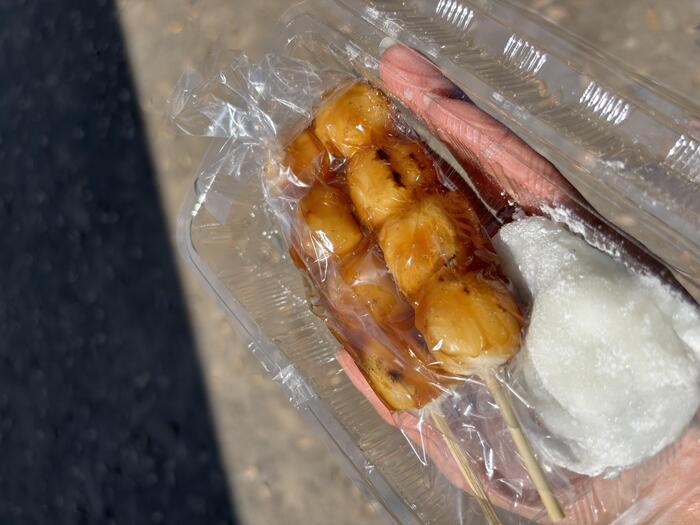 みたらし団子と豆大福