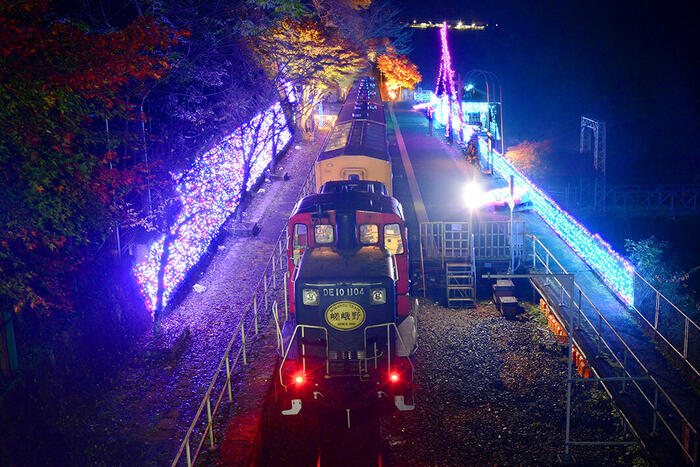 嵯峨野観光鉄道　嵯峨野トロッコ列車　京都　嵯峨野観光鉄道株式会社