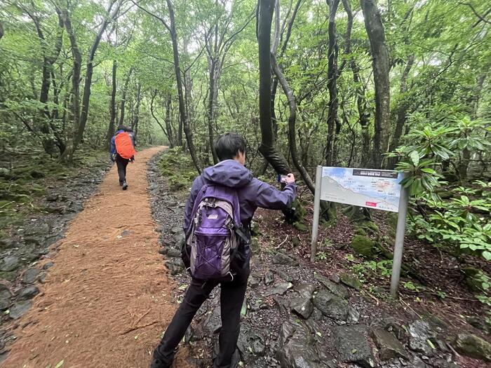 ひとつ目の休憩所までは比較的平坦