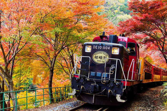 嵯峨野観光鉄道　嵯峨野トロッコ列車　京都　嵯峨野観光鉄道株式会社